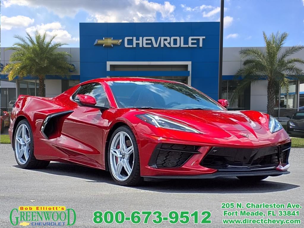 2023 Chevrolet Corvette Stingray 2LT in Red Mist Metallic Tintcoat — front three-quarter view