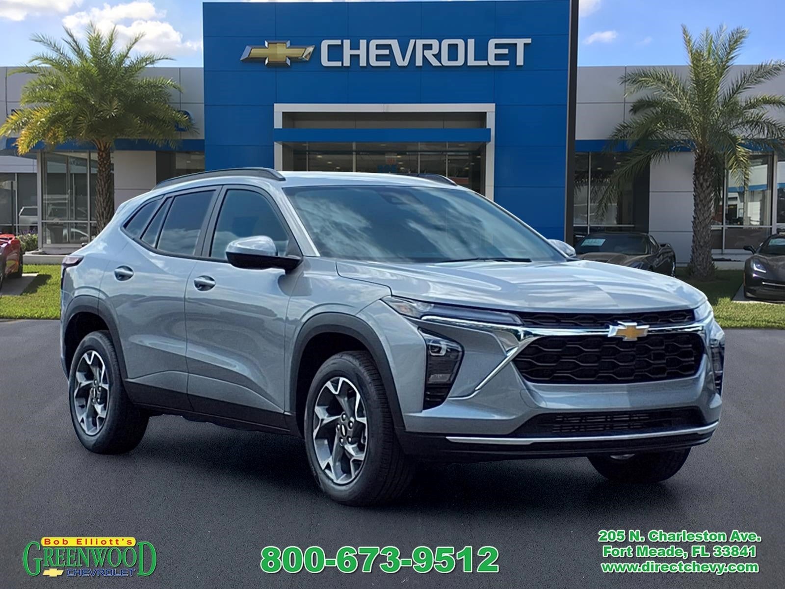 2026 Chevrolet Trax LT in Sterling Gray Metallic — front three-quarter view